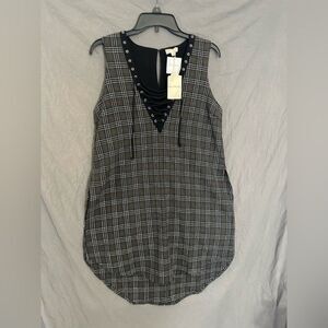 NWT Hem & thread plaid 90s inspired tunic medium